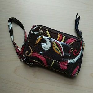 Vera bradley puccini ID case wallet wrislet